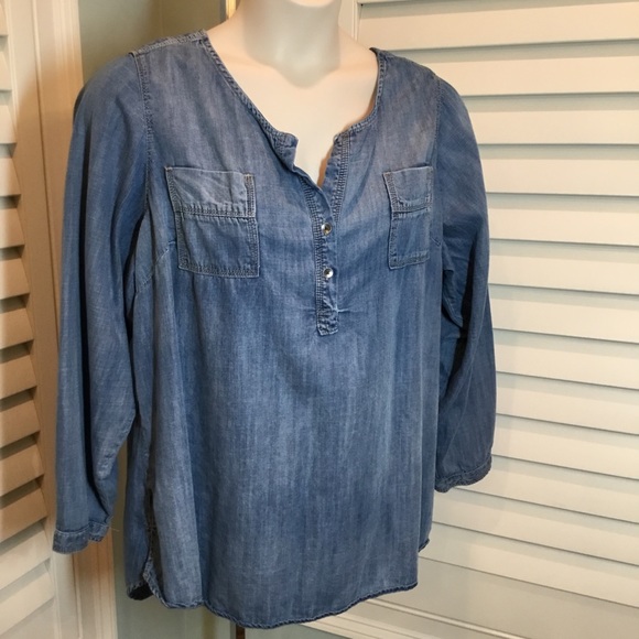 denim shirt size 18